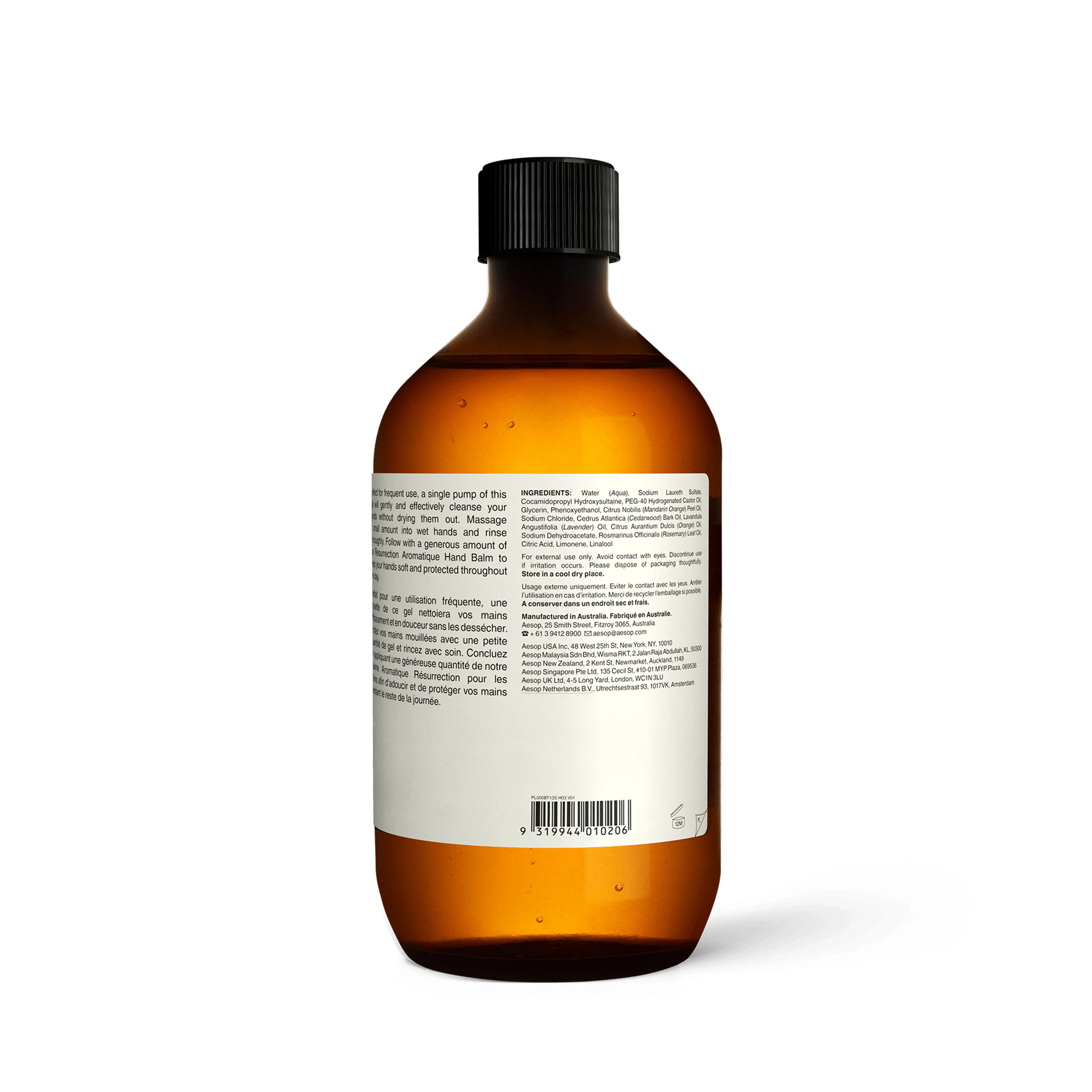 Resurrection Aromatique Hand Wash Screw Cap - Image 3