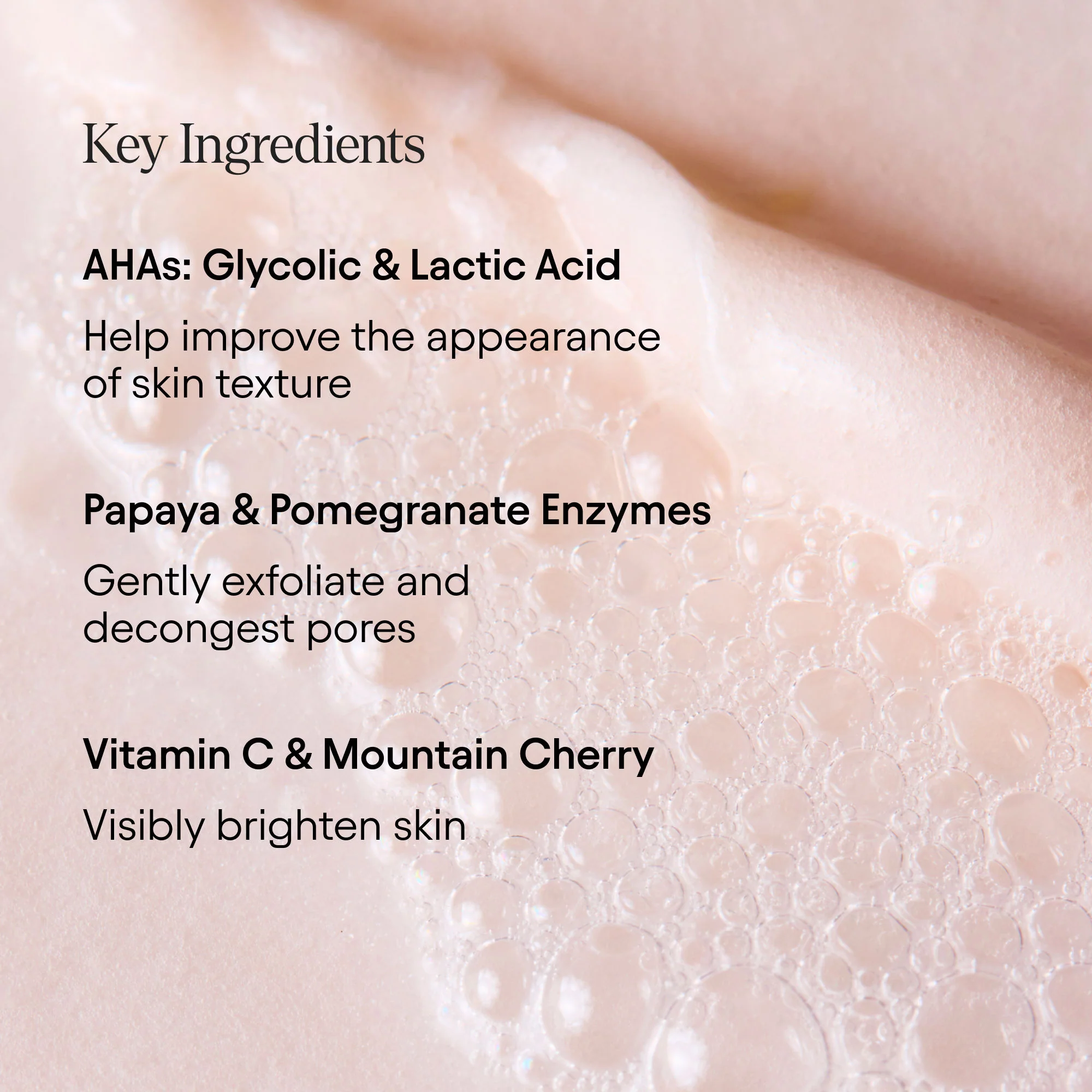 AHA Brightening Bubbling Cleanser - Image 2