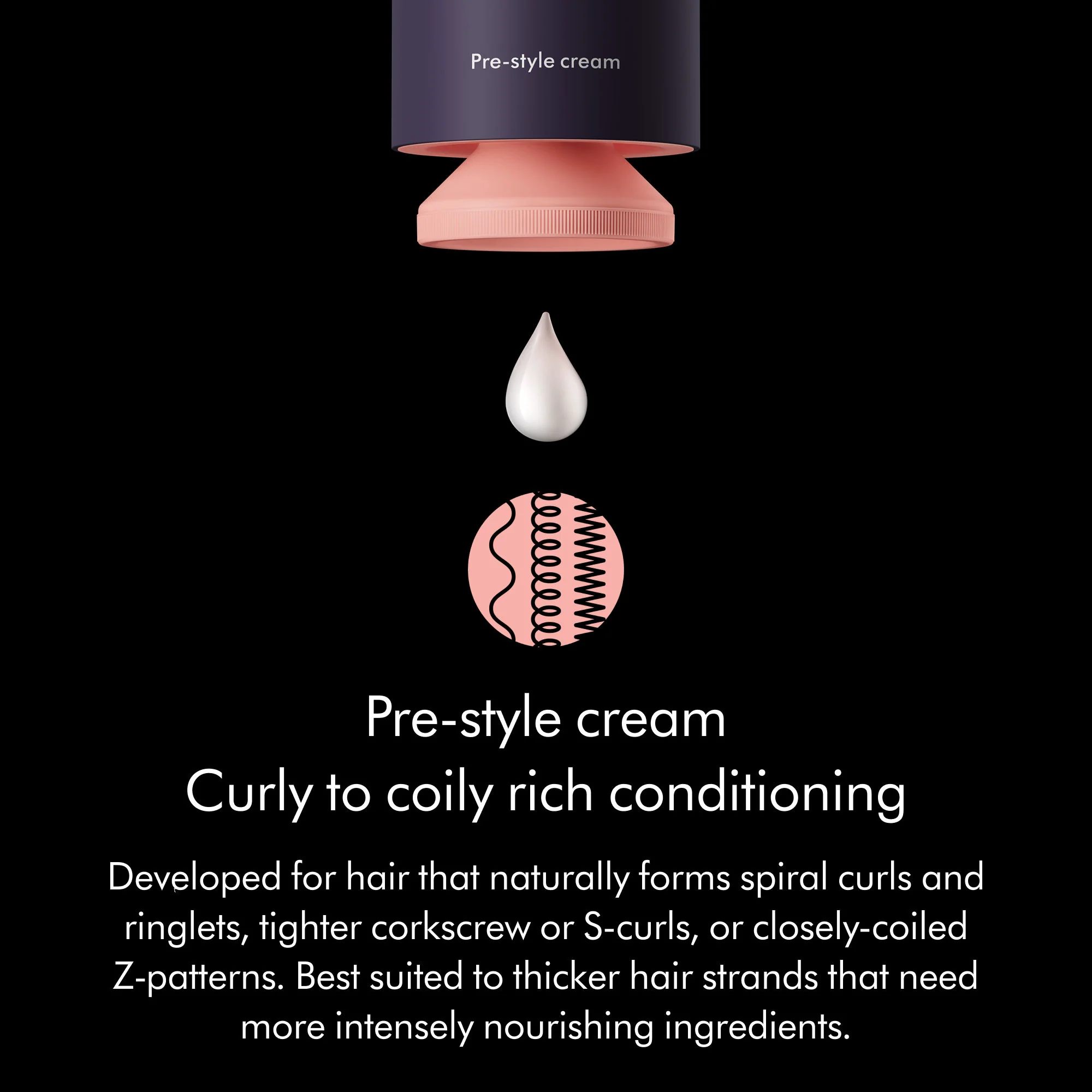 Chitosan Pre-style Cream Curly to Coily Rich Conditioning - Image 2