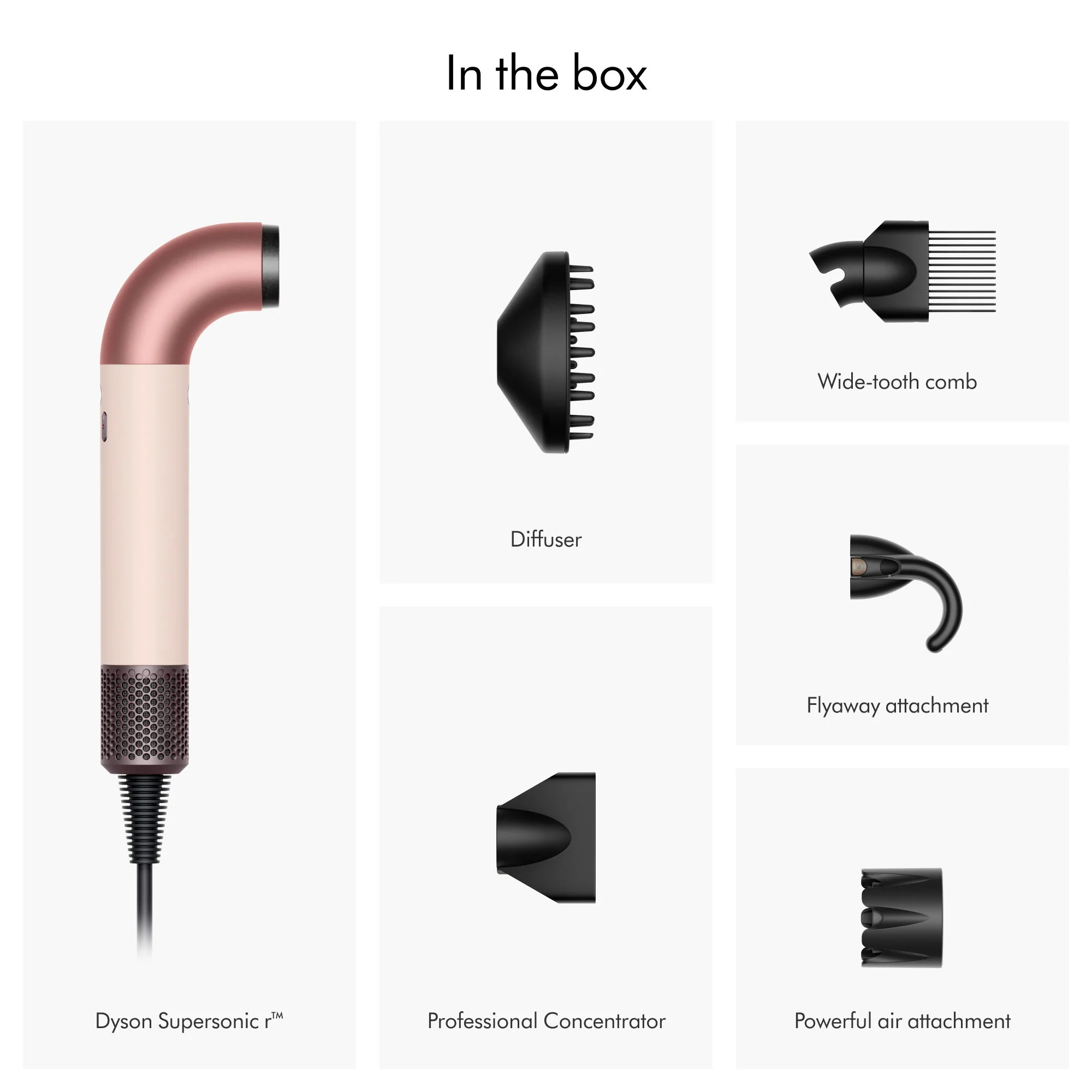Supersonic r Hair Dryer in Ceramic Pink - Image 2