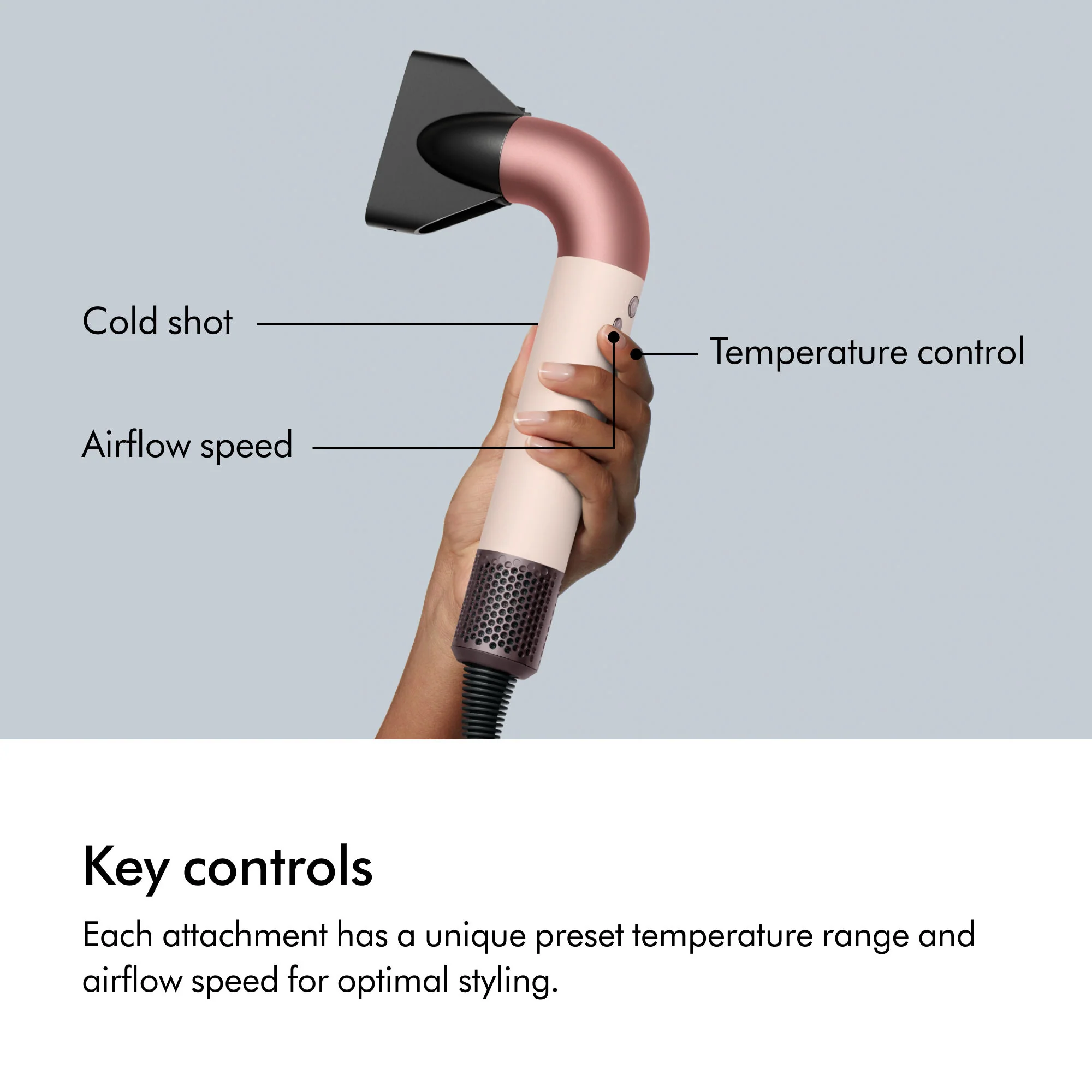Supersonic r Hair Dryer in Ceramic Pink - Image 9