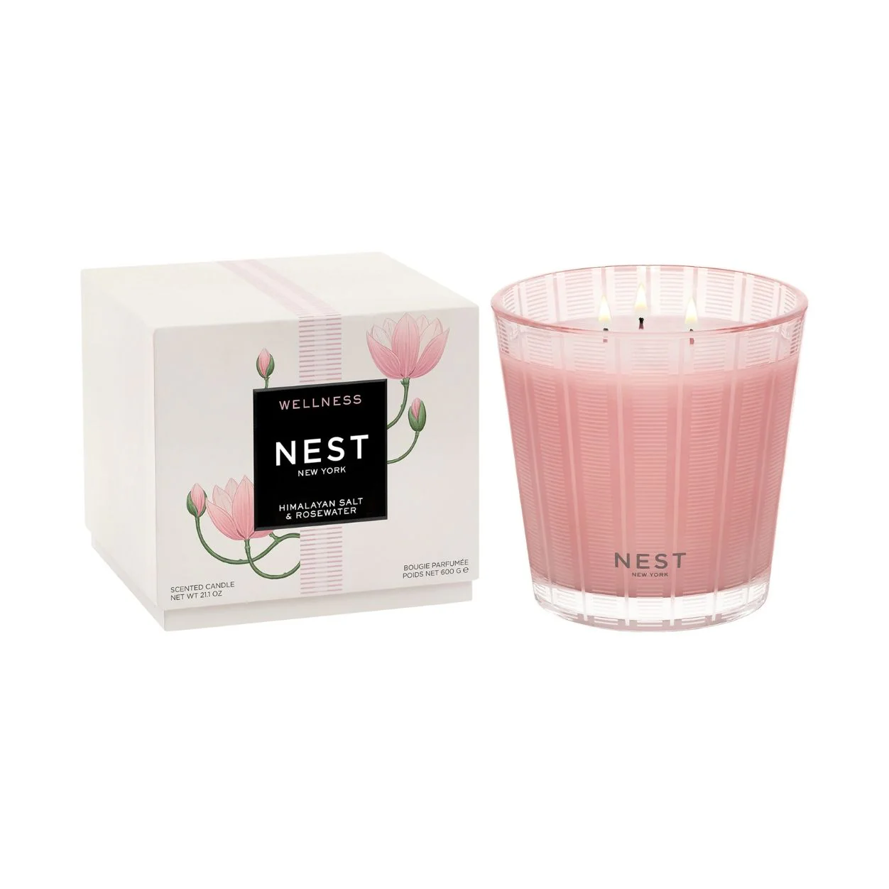 Himalayan Salt & Rosewater Candle - Image 10