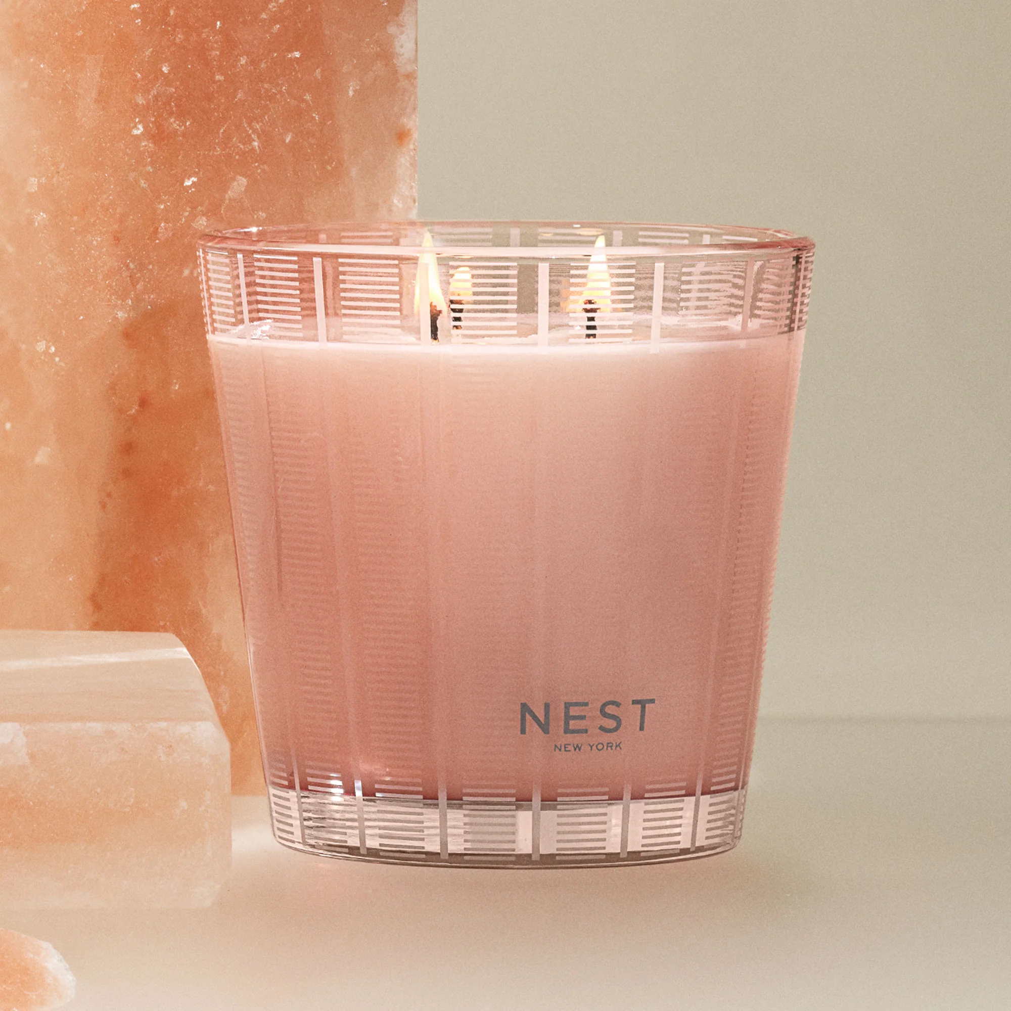 Himalayan Salt & Rosewater Candle - Image 13
