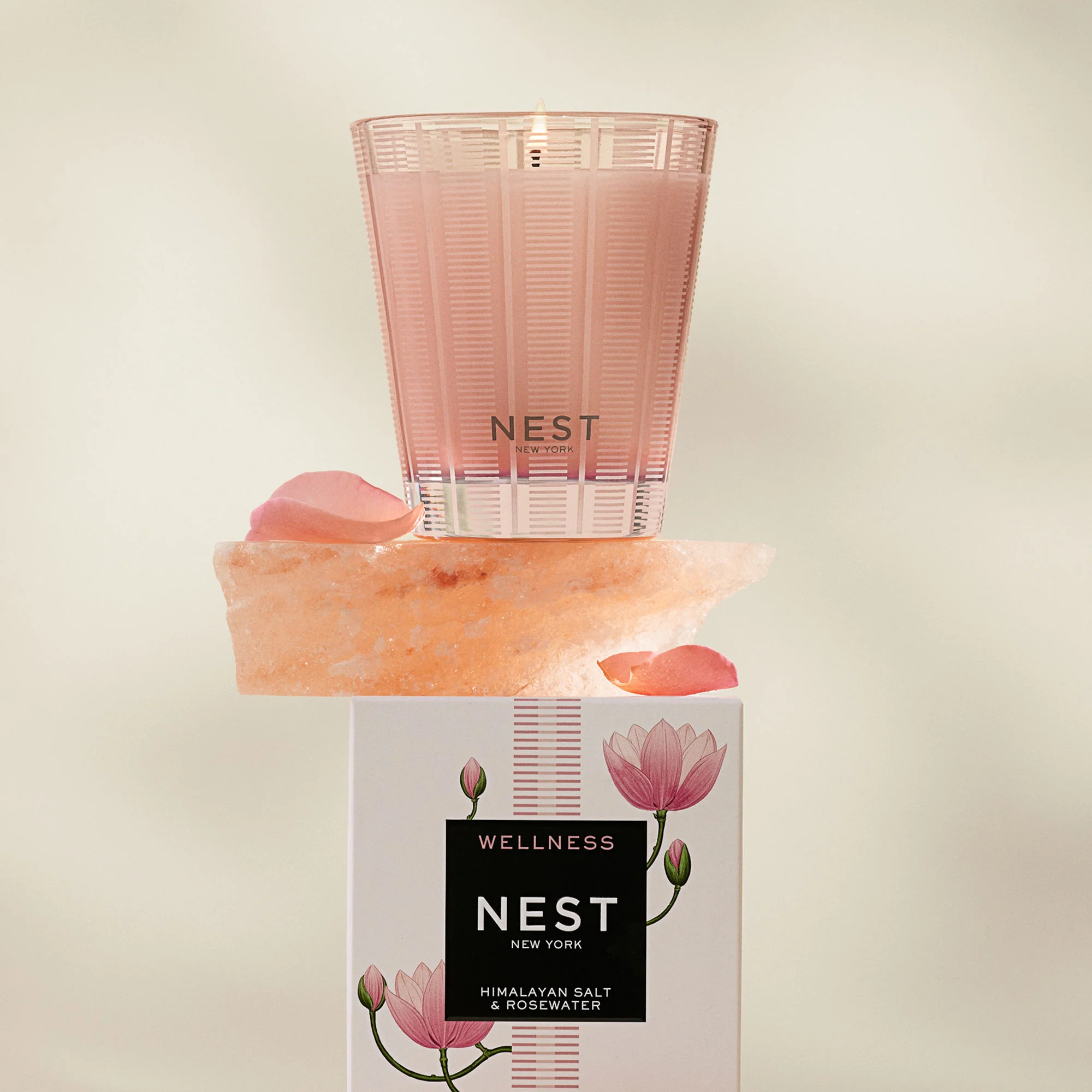 Himalayan Salt & Rosewater Candle - Image 3