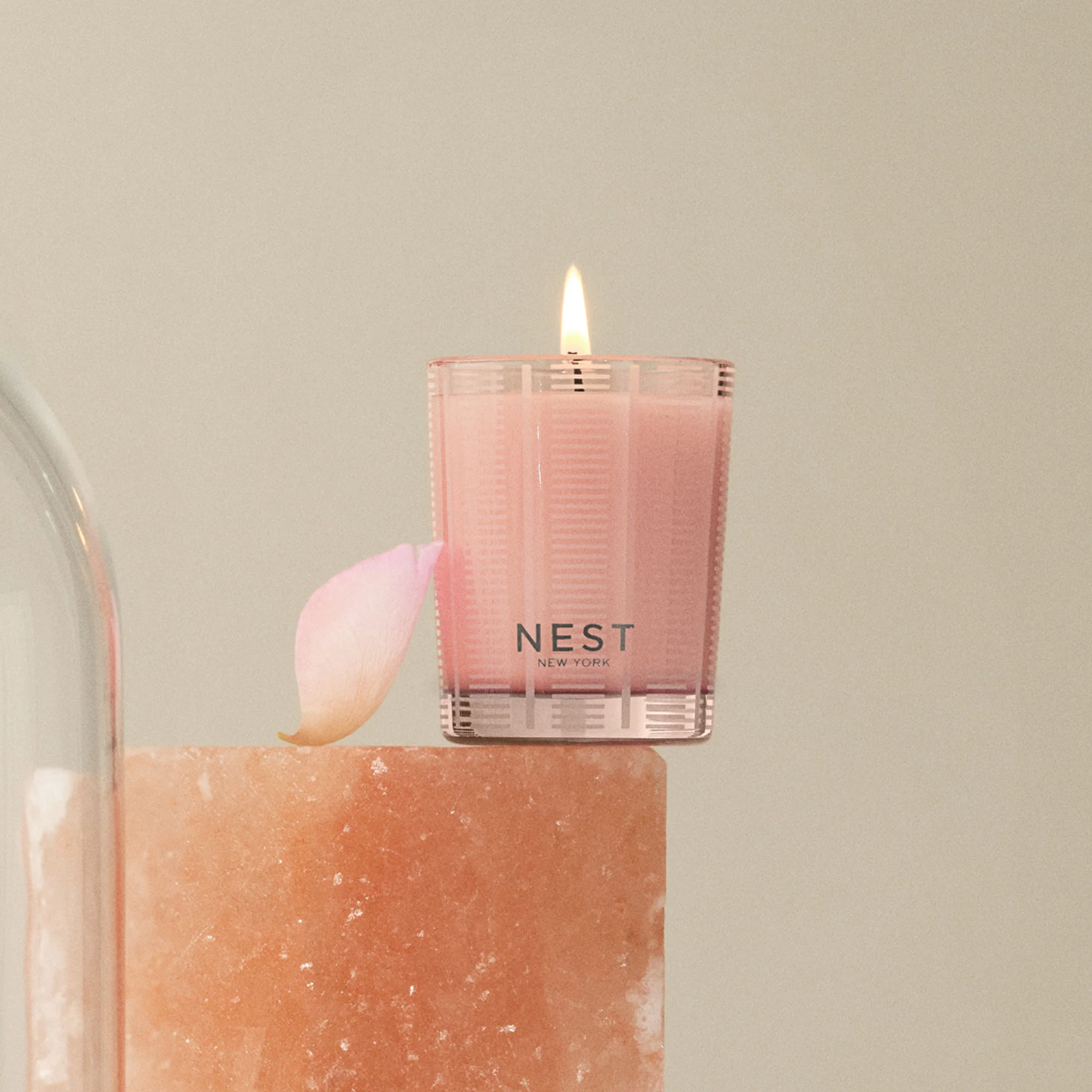 Himalayan Salt & Rosewater Candle - Image 9