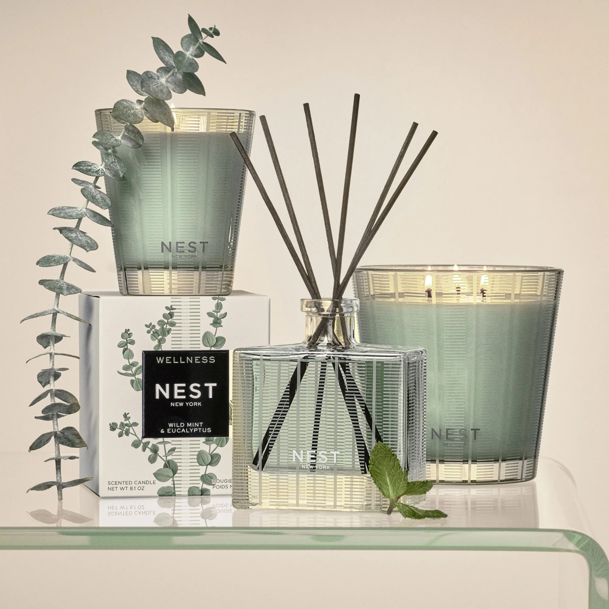 Wild Mint & Eucalyptus Reed Diffuser - Image 5