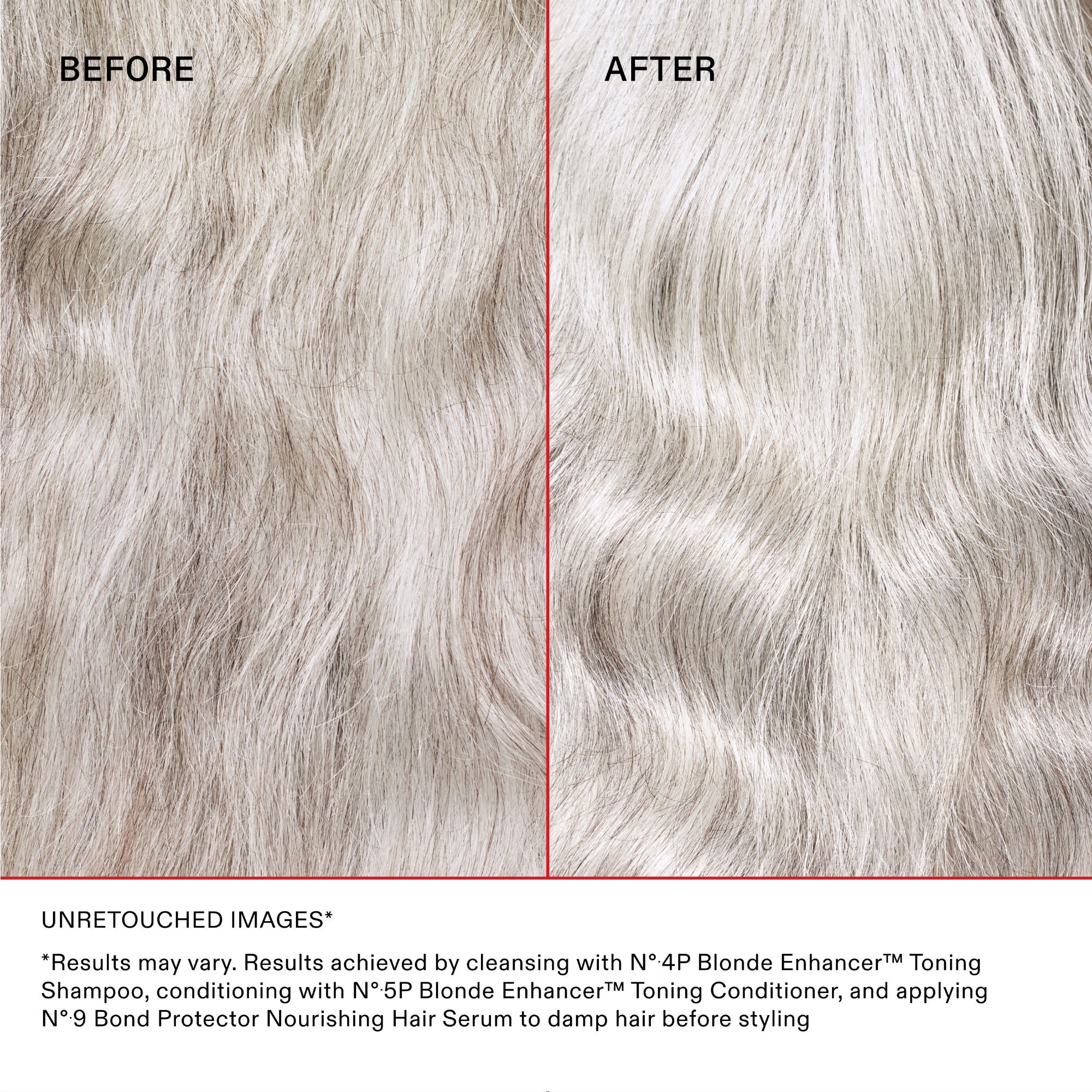 No.4P Blonde Hair Hydrating & Brightening Purple Toning Shampoo - Image 3