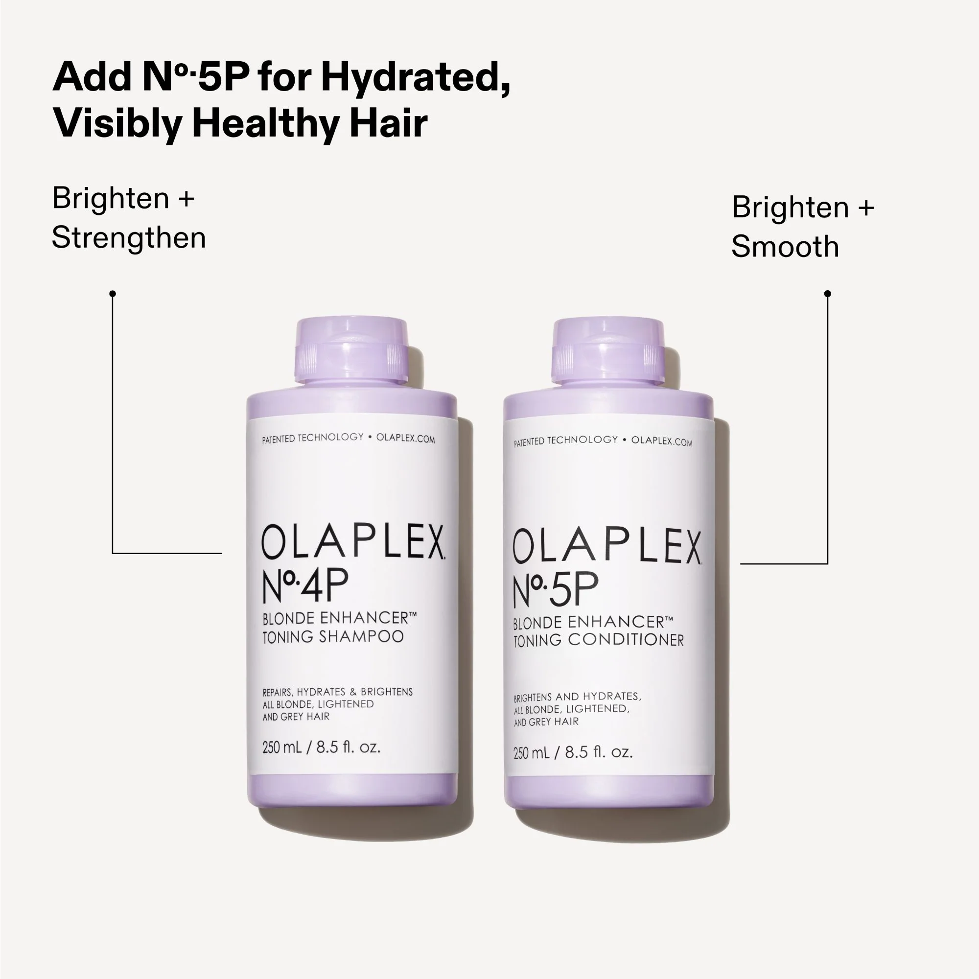 No.4P Blonde Hair Hydrating & Brightening Purple Toning Shampoo - Image 8